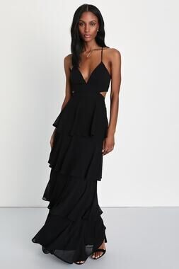 graceful arrival black floral burnout backless maxi dress Lulus | Dresses | Lulus Graceful Arrival Black Floral Burnout Backless Maxi  Dress